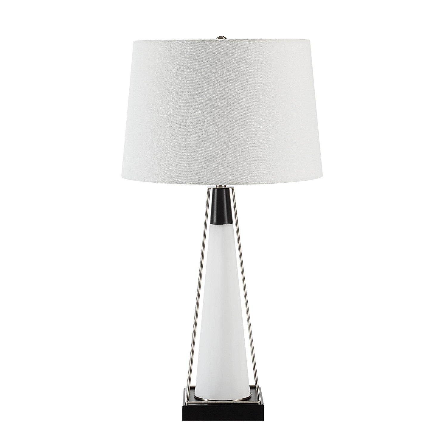 Sage Table Lamp - Frosted White/Matte Black