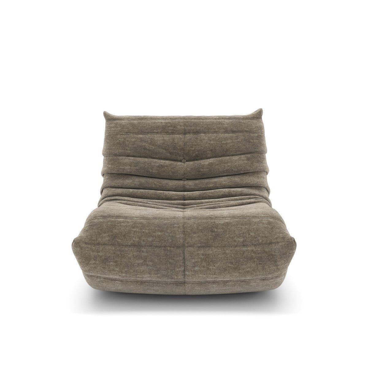Dontae All-Foam Armless Chair - Taupe