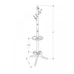 Sorell Coat Rack - Dark Brown