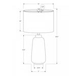 Illume Table Lamp - Cream