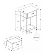Miko Side Table - Cream Stone