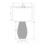 Savoy Table Lamp - Grey