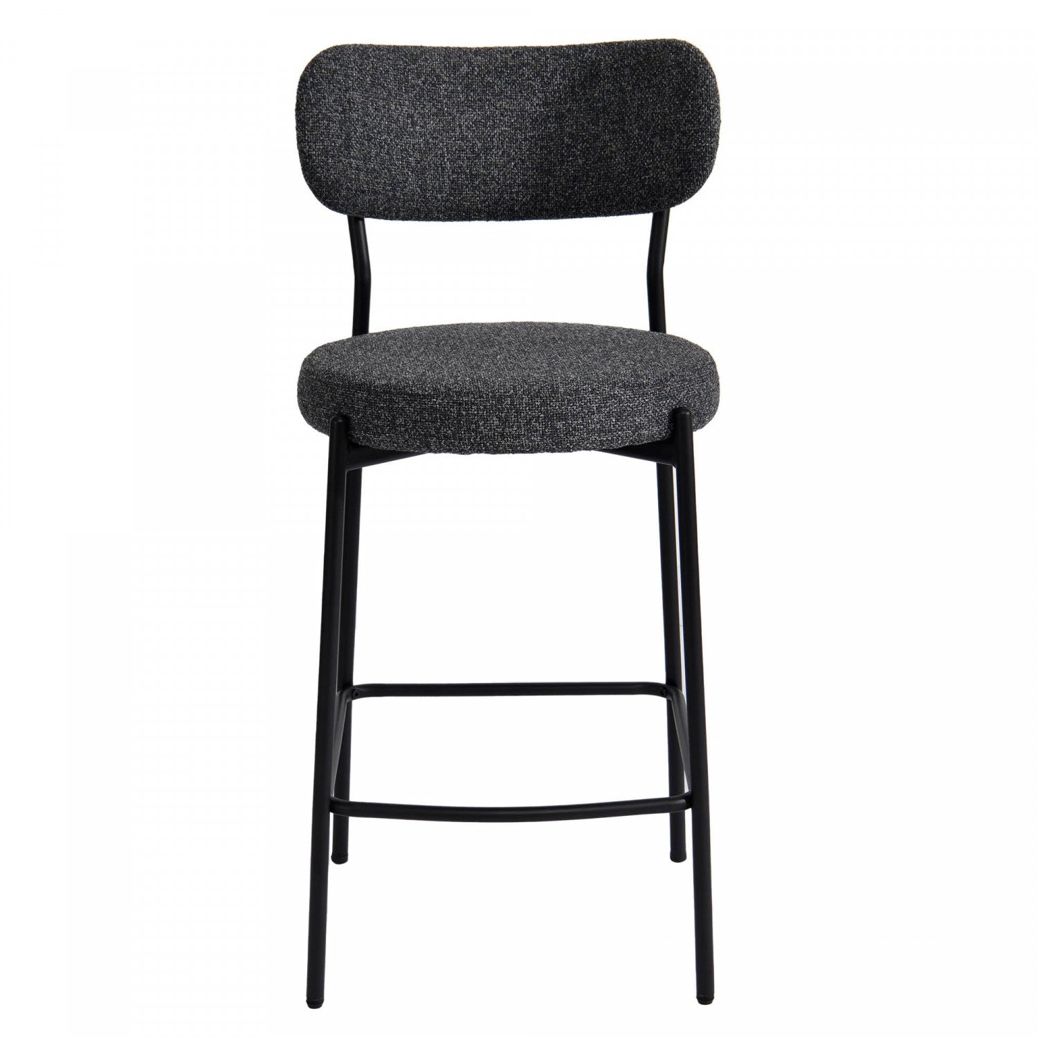 Eldra Counter Stool - Dark Grey - Set of Two