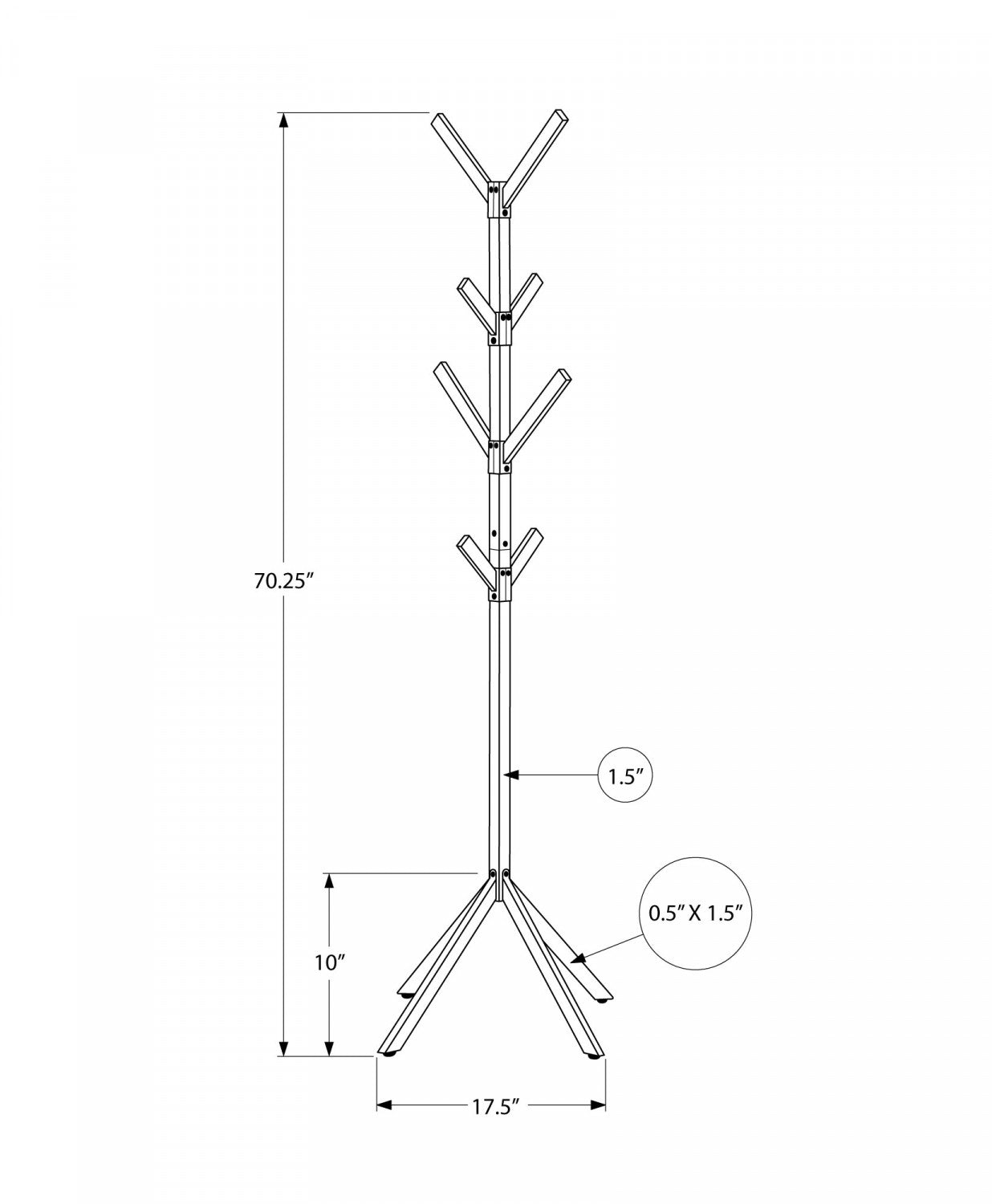 Hara Coat Rack - White