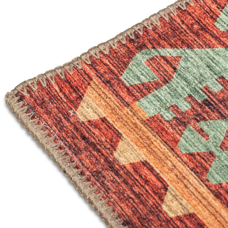 Aura Tribal Rug - 6' x 9' - Multi-Colour