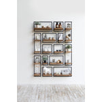 Bayan Metal Frame Wall Box I - Teak