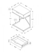 Sienna Side Table - Grey