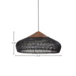 Bayan Banjo Pendant Large - Black