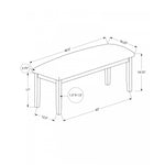 Kruz Bench - Walnut Brown