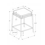 Aspen Counter Stool - Black/Grey - Set Of Two