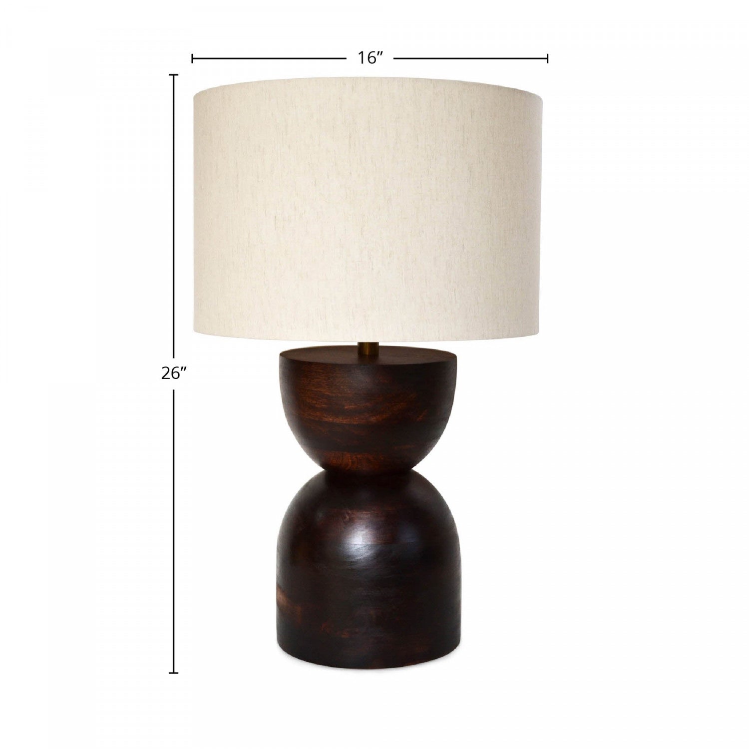 Silvane Contour Lamp - Dark Brown
