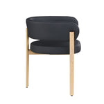 Rhett Dining Chair - Black/Oak - Set of Two