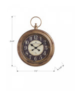 Virtue Clock - Light Brown