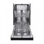 Forno Polo 18" Black Built-in Front Control Dishwasher (52 dBa) - FDWBI8041-18BLK