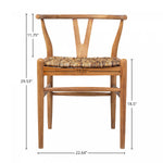 Bayan Caterpillar Twin Chair - Natural