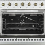 Forno Antico 36" White Freestanding Gas Range (4.5 Cu. Ft.) - FFSGS6219-36WHT