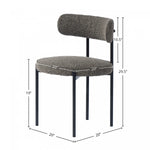 Hylstrom Dining Chair - Brown - Set of Two