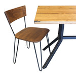 Eberlinn Dining Chair - Matte Brown - Set of Two
