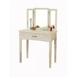 Campbell Vanity Table Set - White