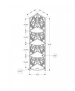 Tindra Bookcase - Light Brown