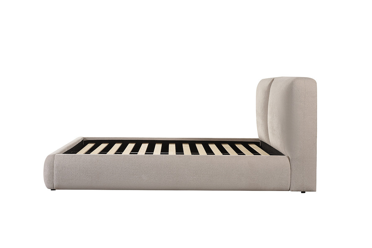 Soleil King Bed - Beige