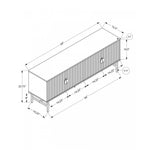 Vision TV Stand - Black