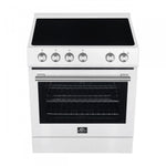 Forno Leonardo White Slide-In Electric Range (5.0 Cu. Ft.) - FFSEL6022-30WHT