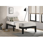 Amira Twin Platform Bed - Black