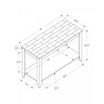 Tamer Sofa Table - Dark Brown