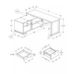 Runo Desk - Concrete Grey