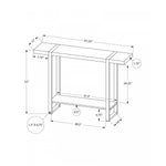 Allen Sofa Table - Rustic Brown
