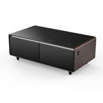 Forno Tavolo Smart Coffee Table With Dual Refrigerator Drawers - Wood - FCTFR7006-51WD