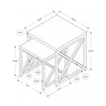 Nalu Nesting Tables - White