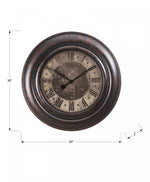 Opus Clock - Brown