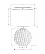 Madison Table Lamp - Grey