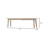 Abenra Bench - Light Driftwood