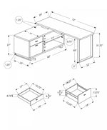 Runo Desk - White