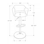 Husdon Bar Stool - White