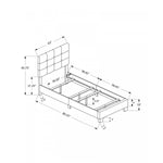Felicity Twin Bed - Green