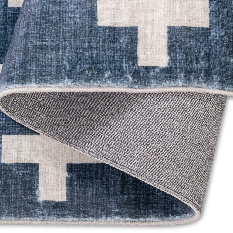 Dreamland Cross Stitch Rug - 4' x 6' - White