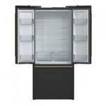Forno Gallipoli 31" 17.5 Cu.Ft. Black French Door Refrigerator with Ice Maker - FFFFD1974-31BLK