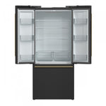Forno Gallipoli Black French Door Refrigerator with Ice Maker (17.5 Cu. Ft.) - FFFFD1974-31BLK