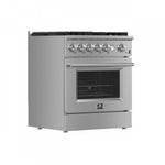 Forno Giovanni 30" Stainless Steel Freestanding Gas Range (4.32 Cu. Ft.) - FFSGS6274-30