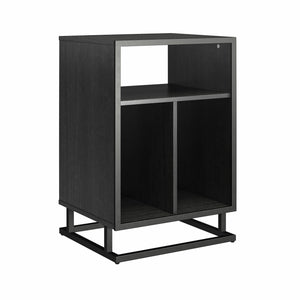 Regal Turntable Stand/End Table - Black Oak