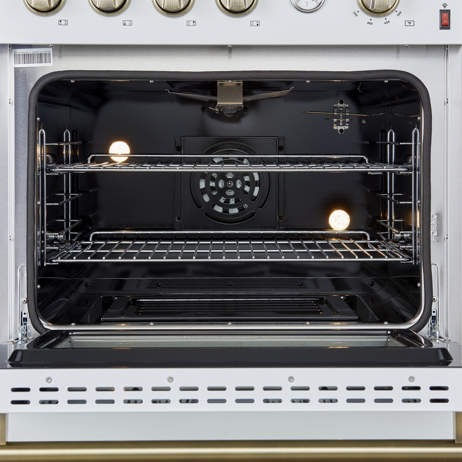 Forno Marco 30" White Freestanding Gas Range (4.32 Cu. Ft.) - FFSGS6277-30WHT