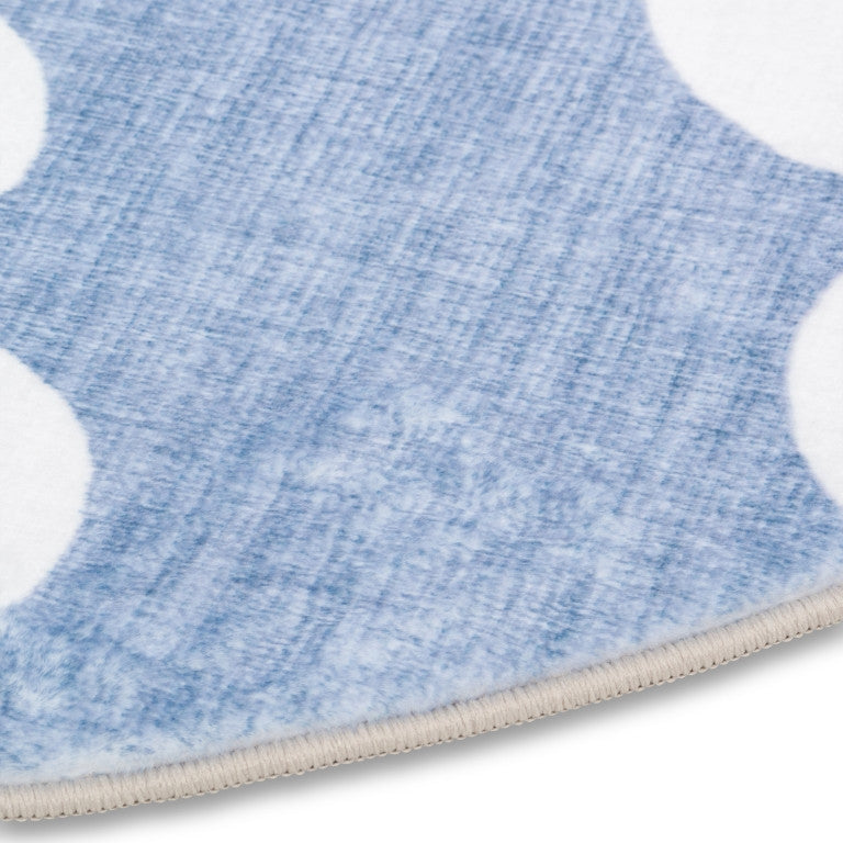 Dreamland Cloud Rug - 4ft Round - White