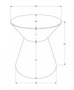 Lumi Side Table - Silver