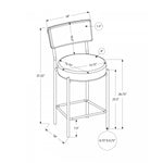 Robson Counter Stool - Grey/Black - Set Of Two