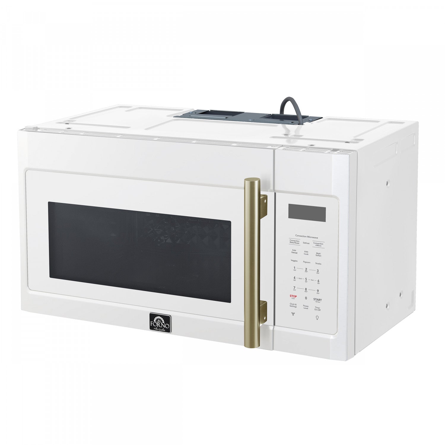 Forno Fornace White 300 CFM Over-the-Range Convection Microwave (1.5 Cu. Ft.) - FOTR3038-30WHT