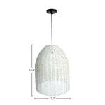 Iskren Medium Chandelier - Natural